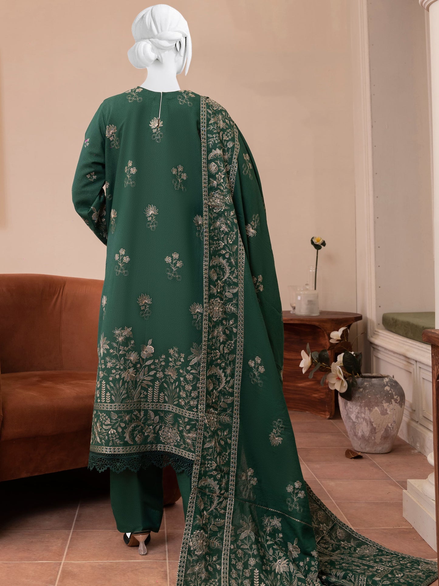 Embroidered Karandi