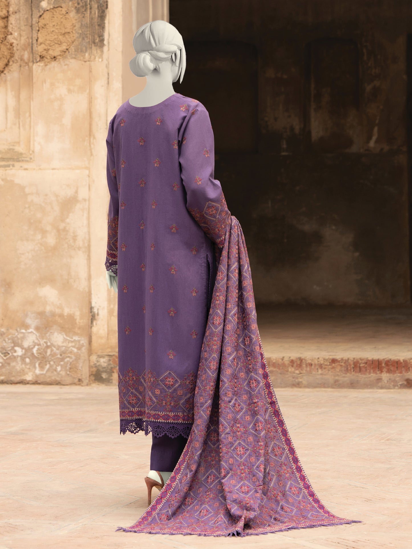 Embroidered Karandi