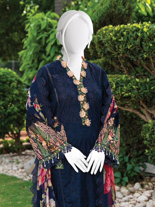 Embroidered Lawn Stitched 3-Pc