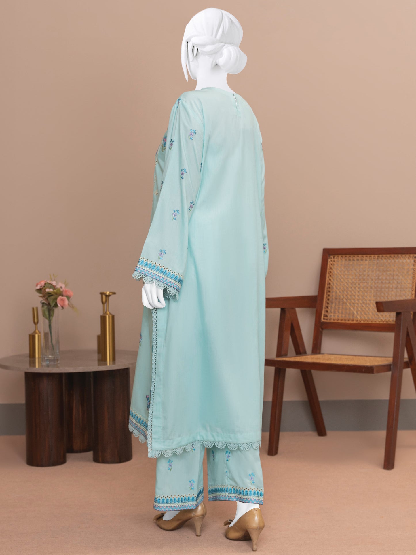 Embroidered Lawn 2PC Stitched