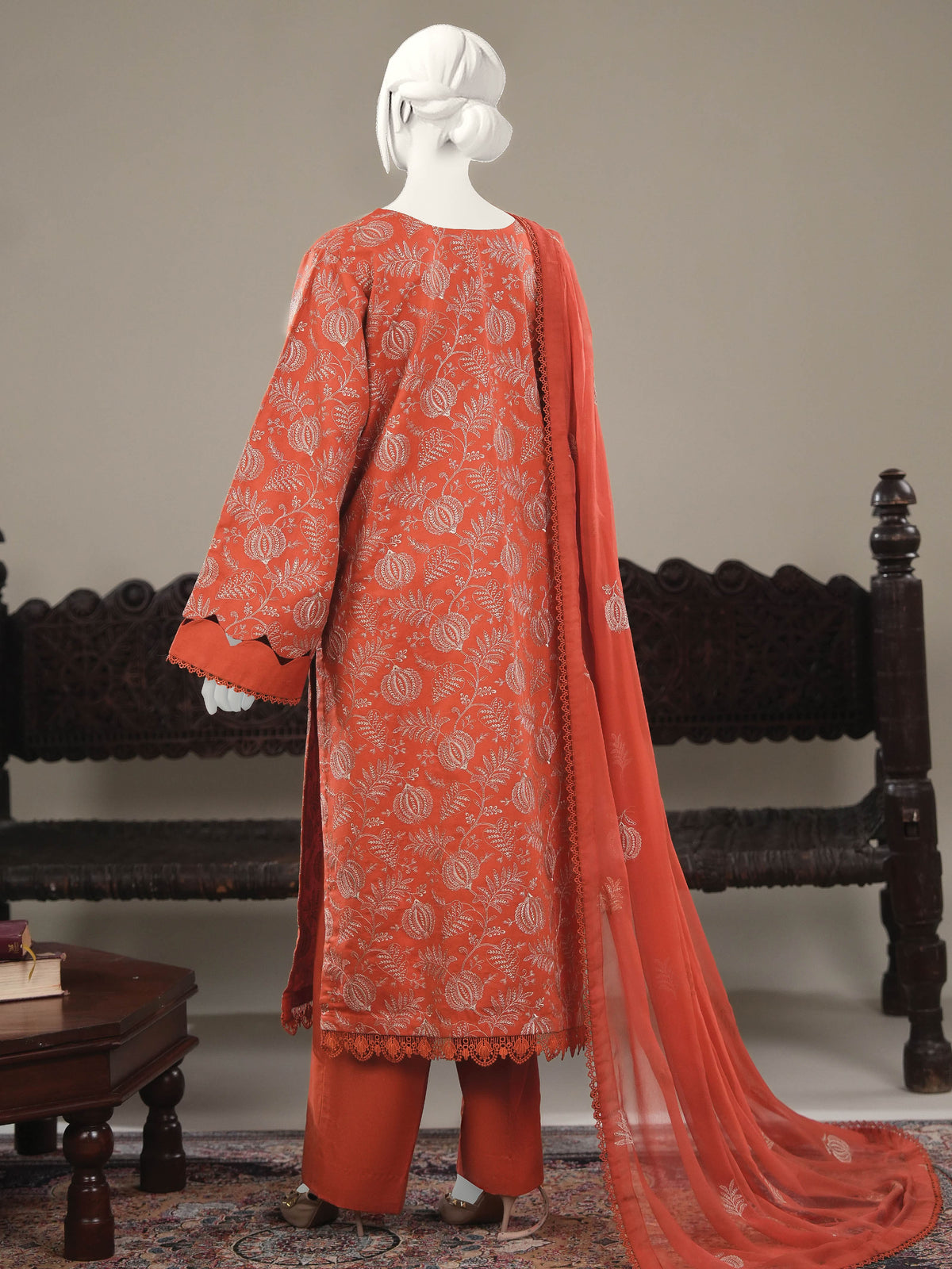 Embroidered Karandi