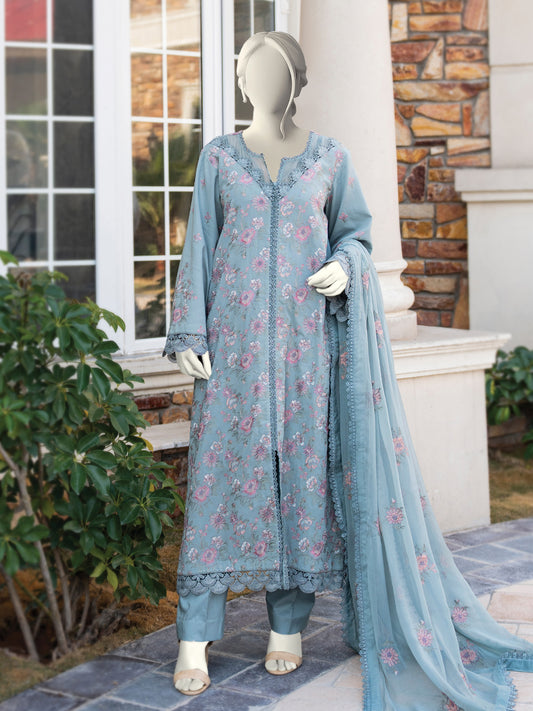 Embroidered Swiss Lawn