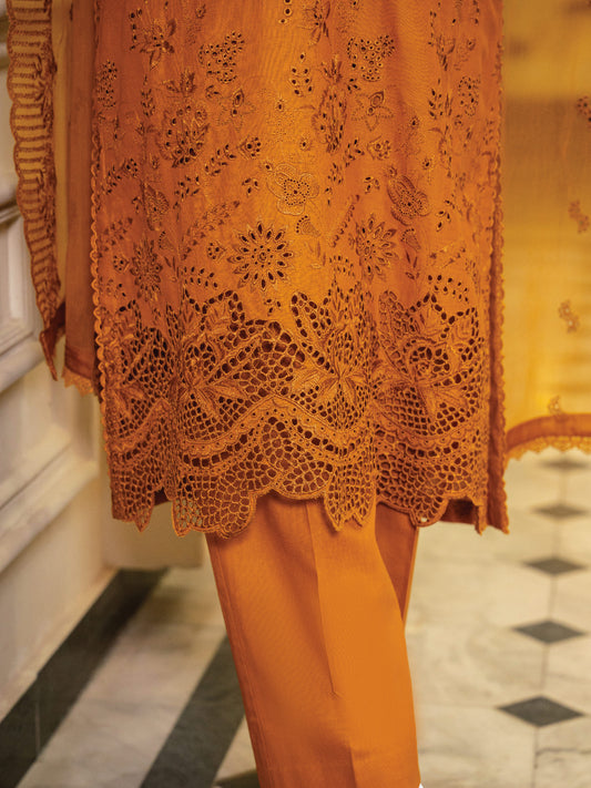 Schiffli Embroidered Khaddar
