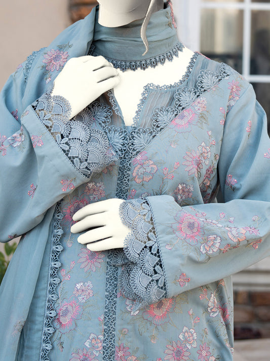 Embroidered Swiss Lawn