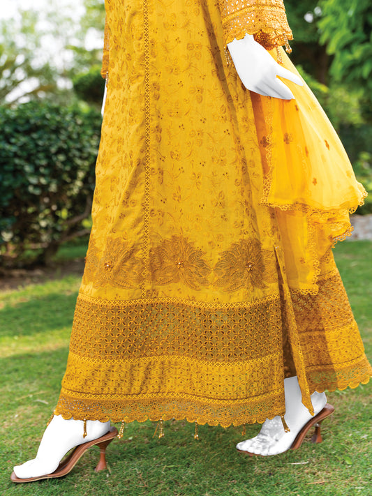 Embroidered Lawn Stitched 3-Pc