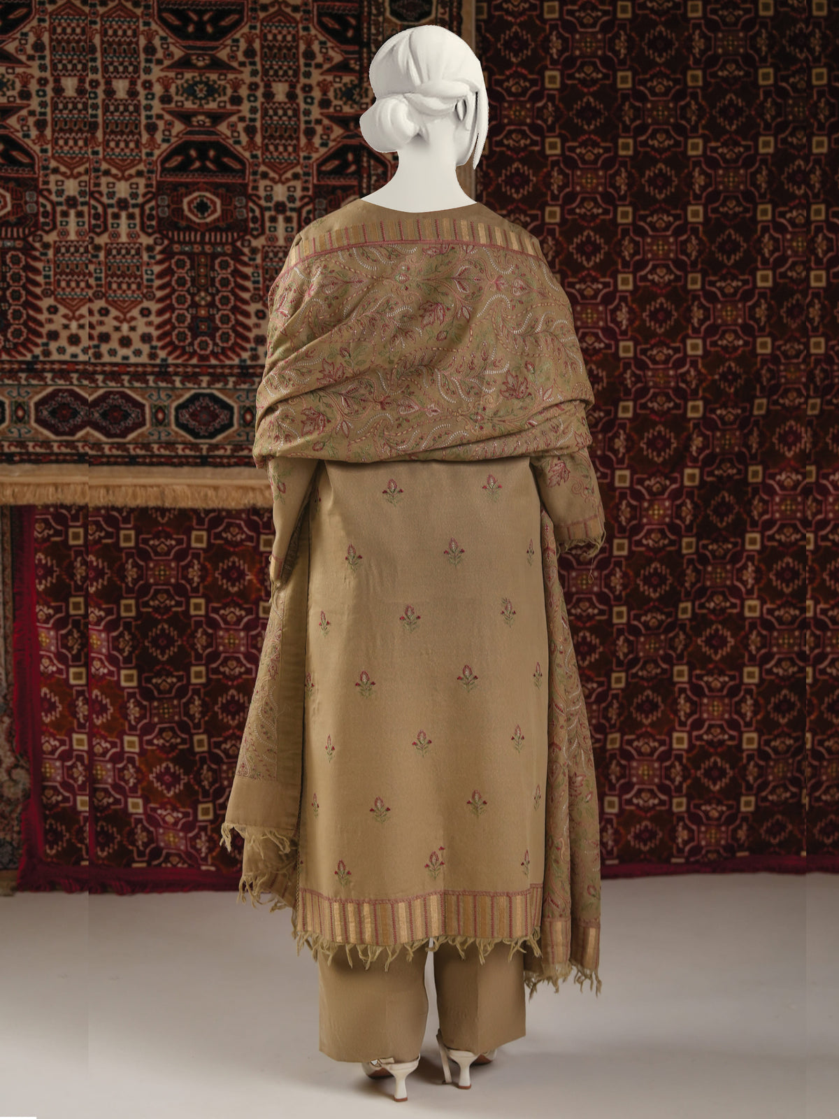 Embroidered Karandi
