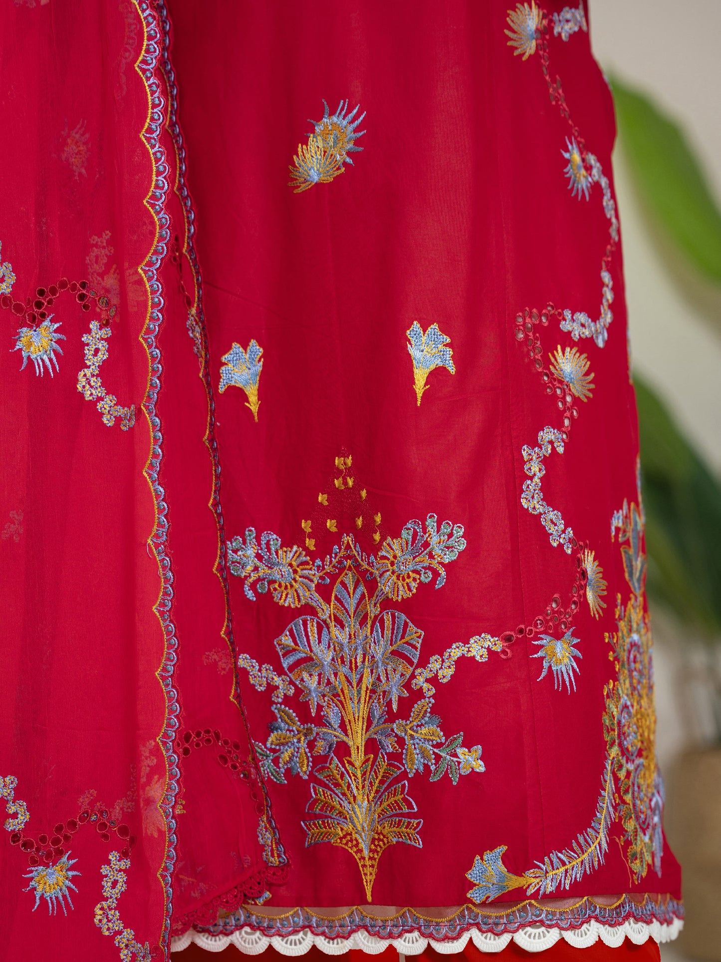 Embroidered Lawn Stitched 3-Pc