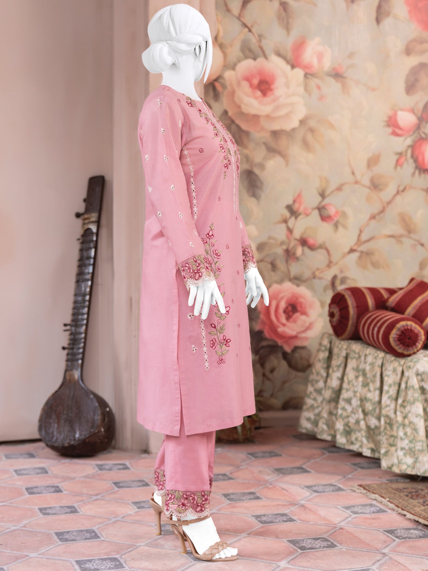 Embroidered Lawn 2PC Stitched