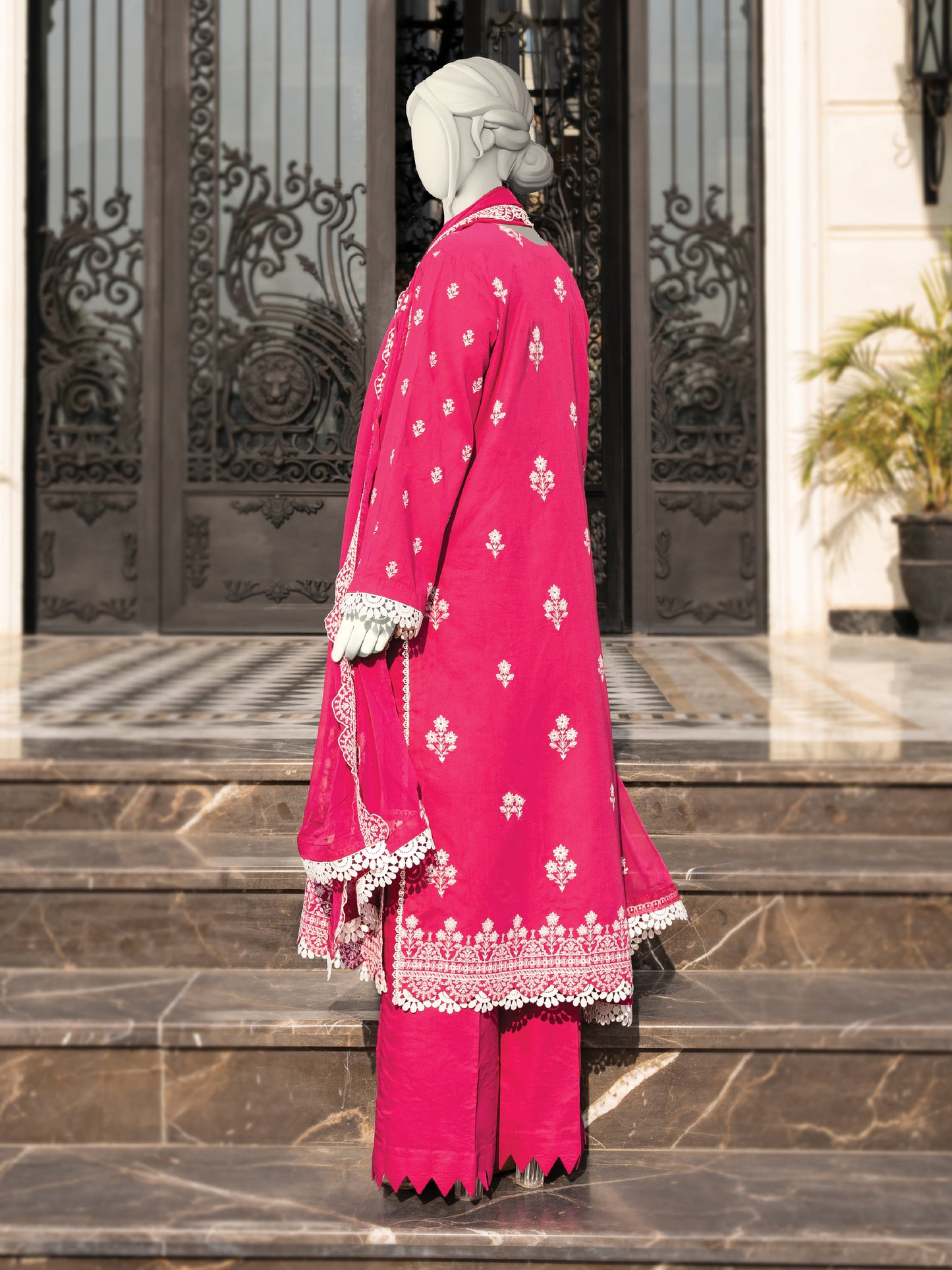 Embroidered Swiss Lawn