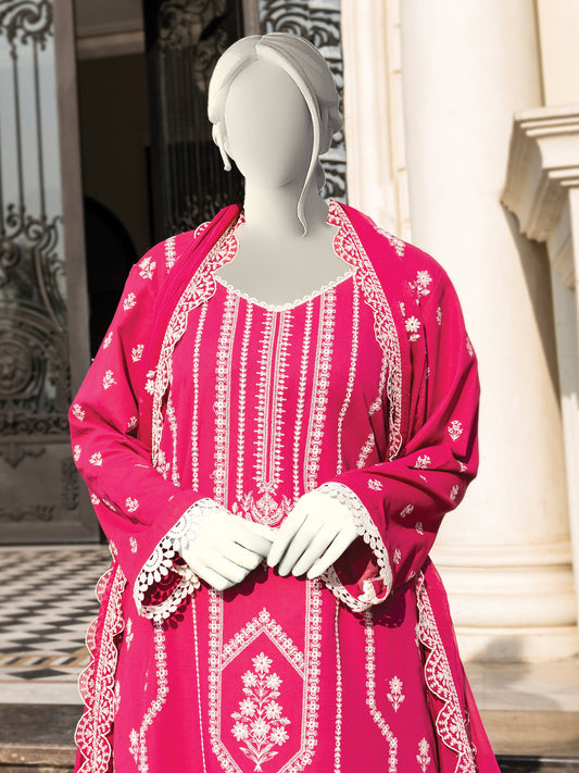 Embroidered Swiss Lawn