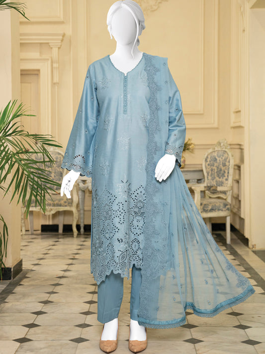 Schiffli Embroidered Khaddar