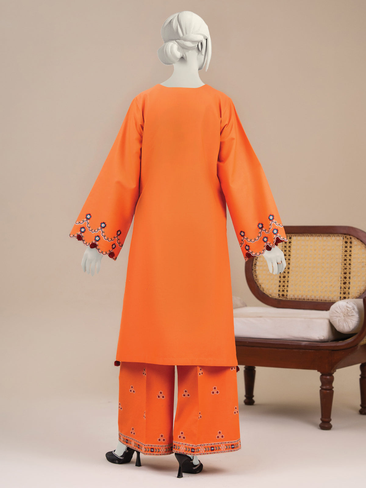 Embroidered Khaddar| Stitched