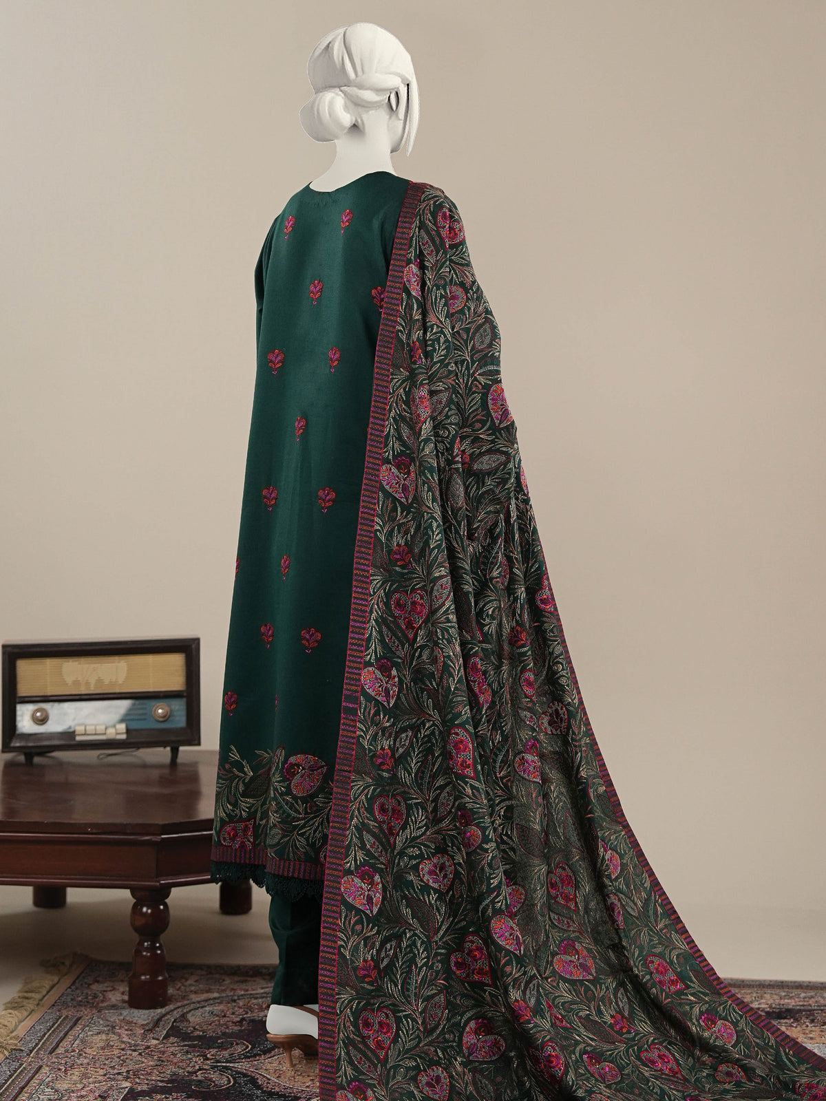 Embroidered Karandi