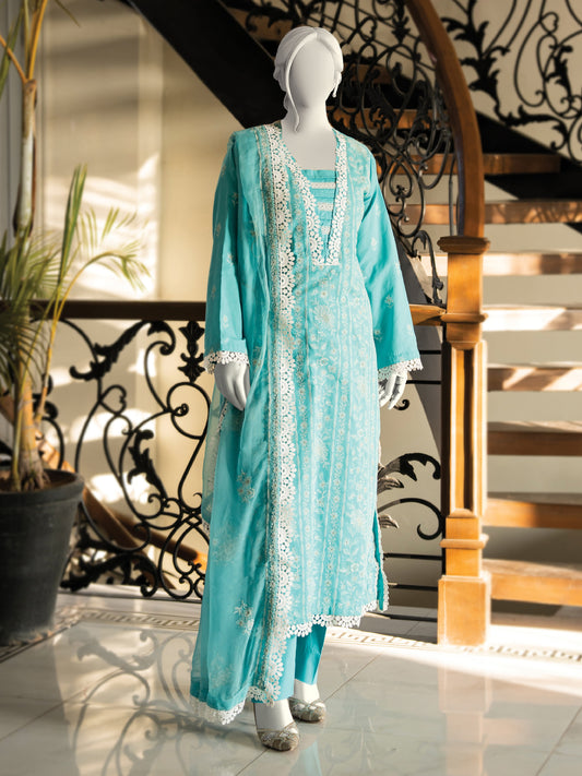 Embroidered Swiss Lawn