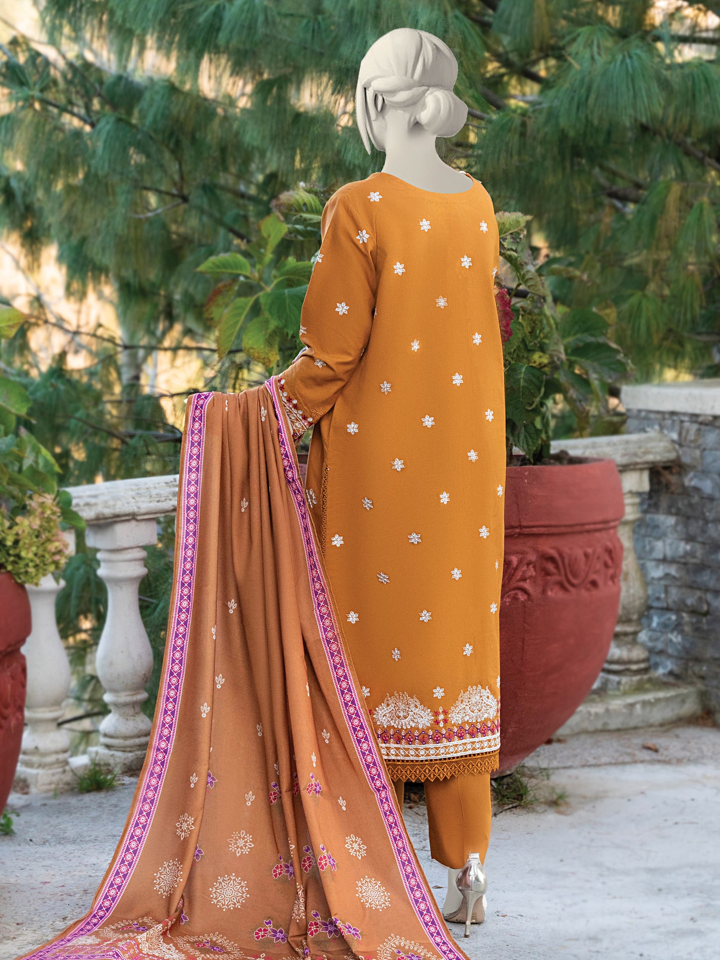 Embroidered Khaddar