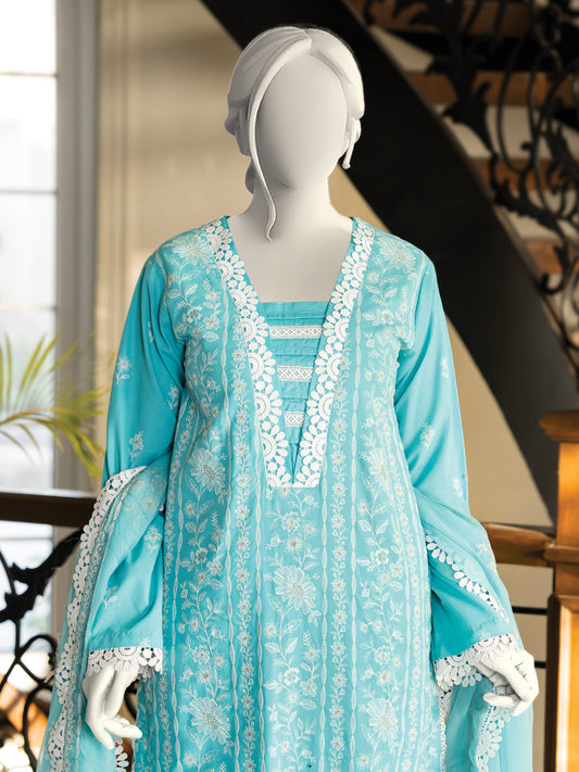 Embroidered Swiss Lawn