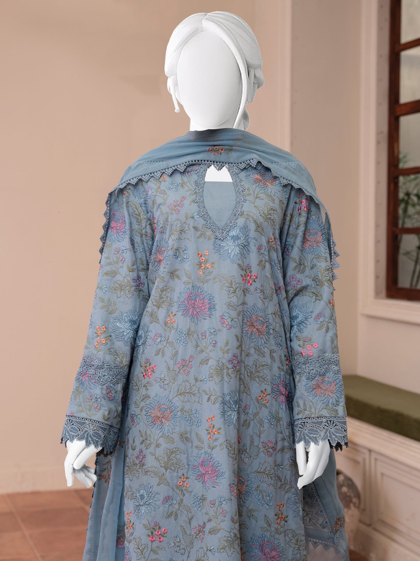 Embroidered Karandi