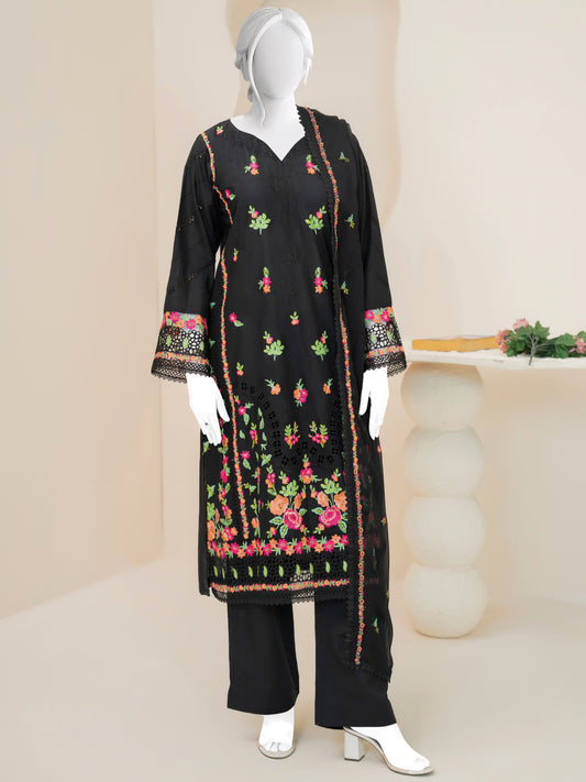 Embroidered Lawn Stitched 3-Pc