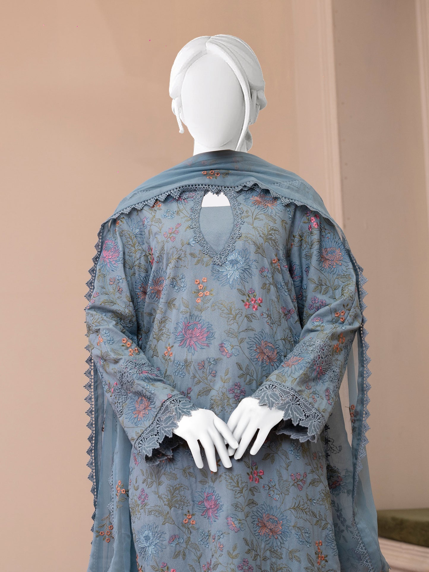 Embroidered Karandi