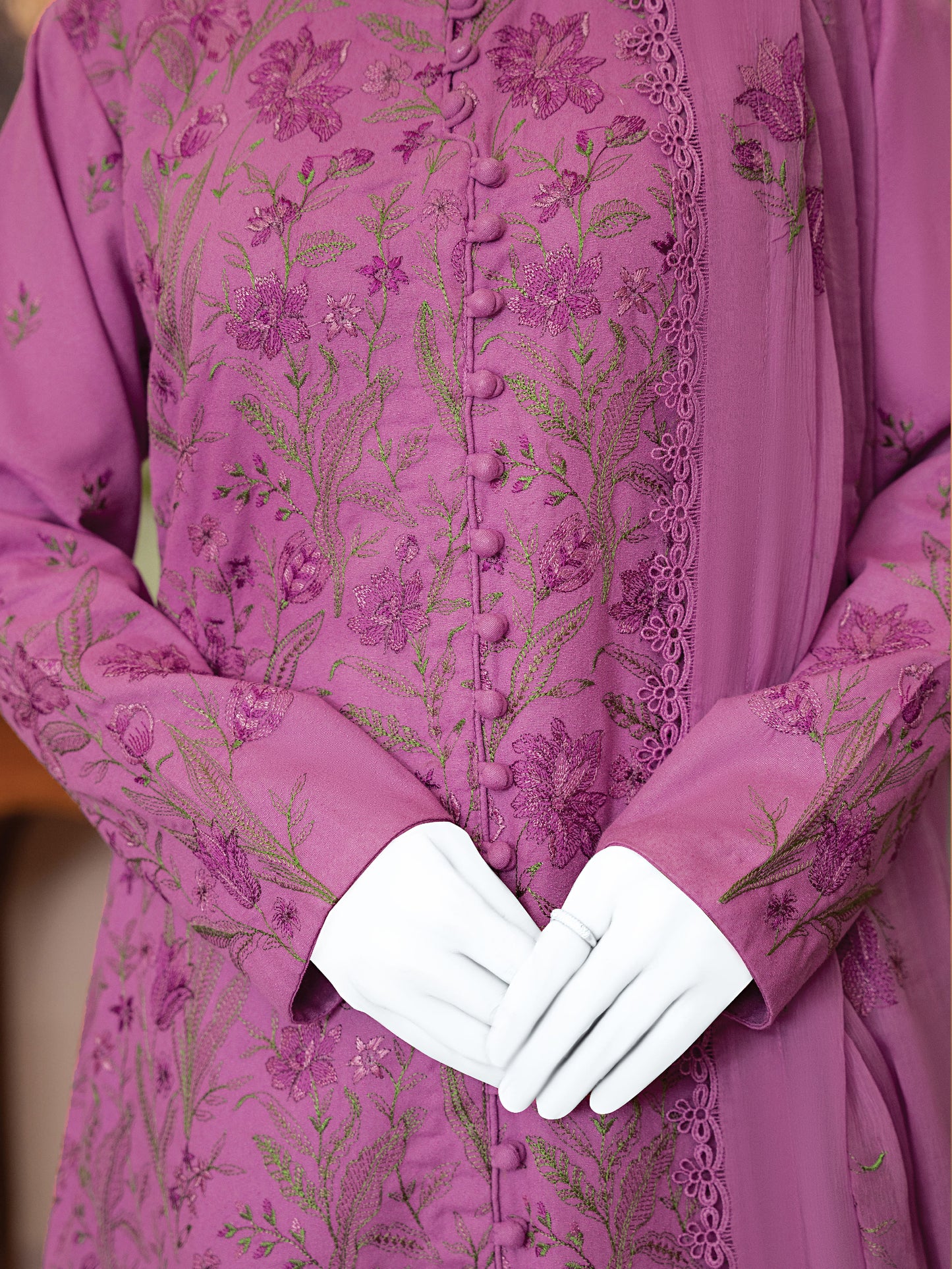 Embroidered Karandi