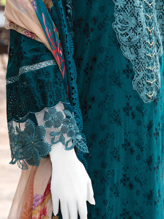 Embroidered Lawn Stitched 3-Pc