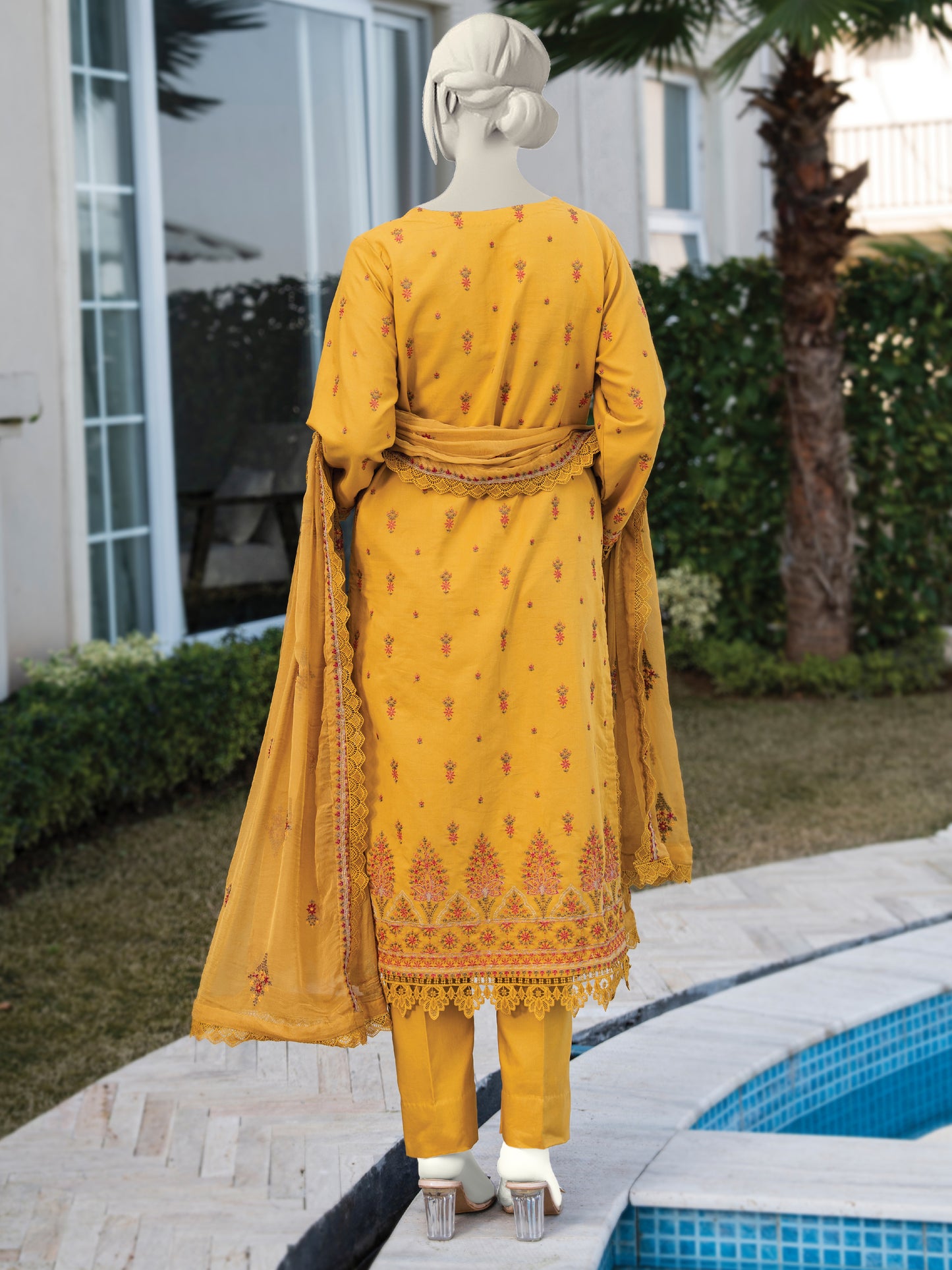 Embroidered Swiss Lawn