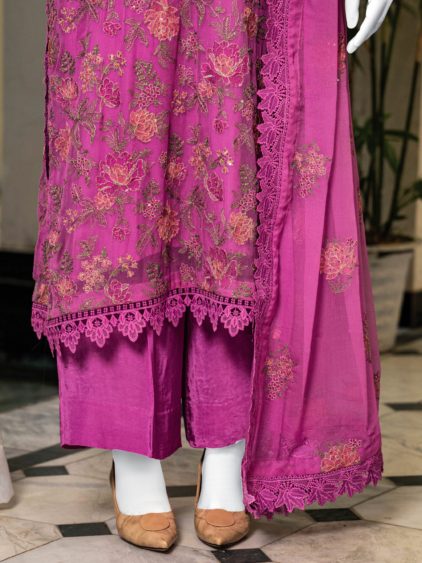 Embroidered Chiffon
