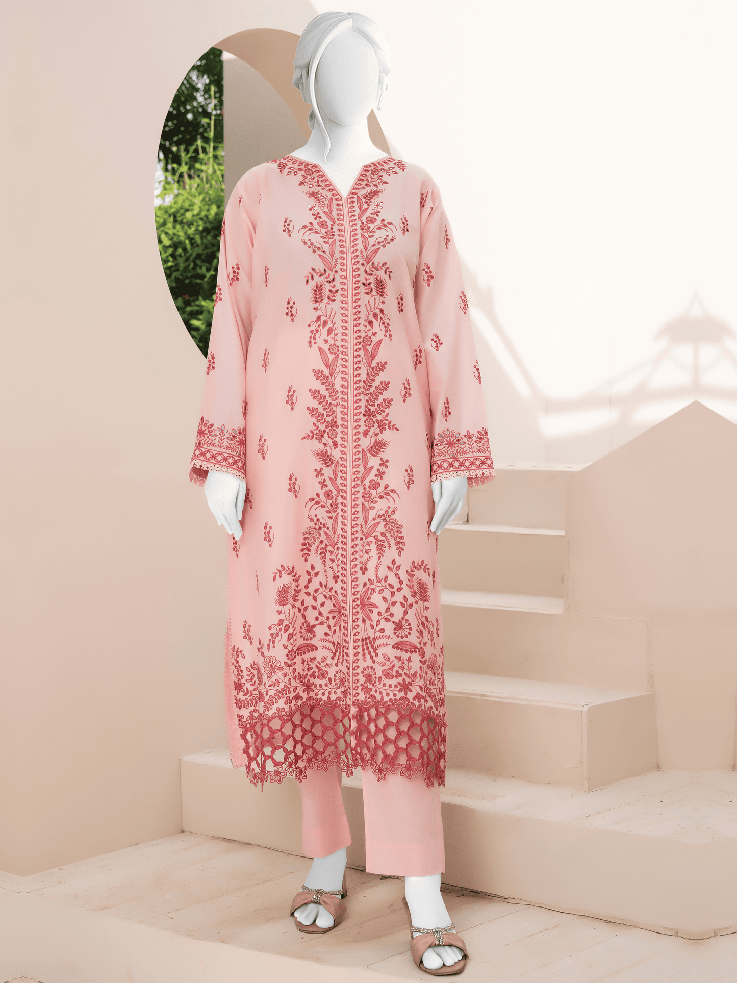 Embroidered Lawn 2PC Stitched