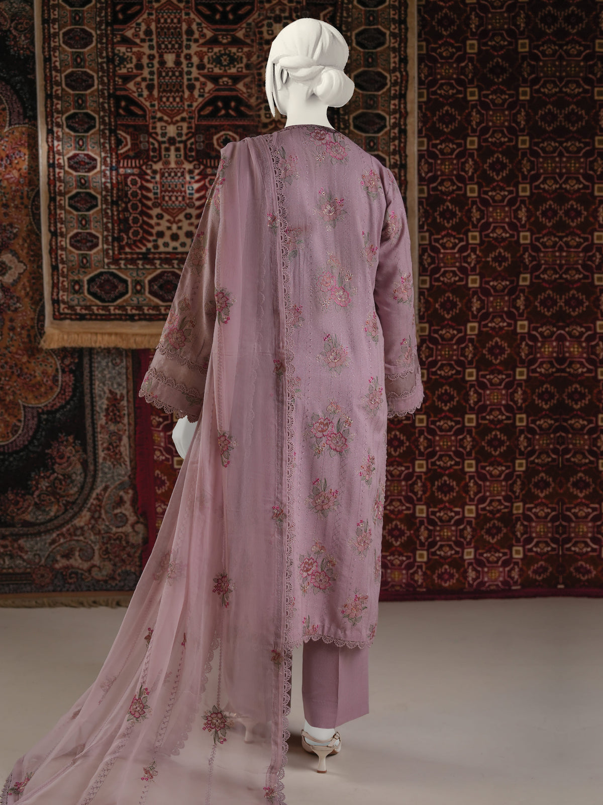 Embroidered Karandi