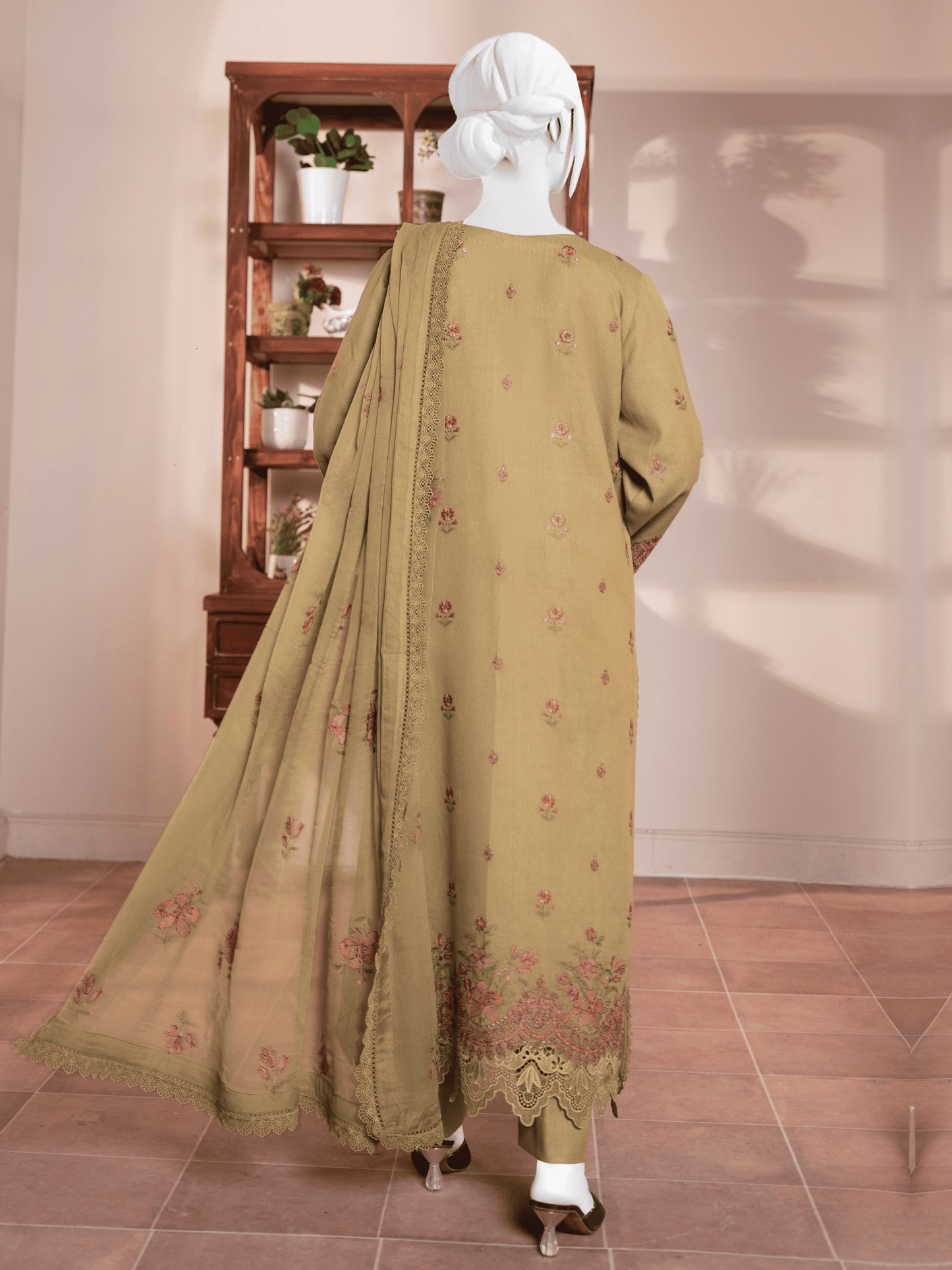 Embroidered Karandi