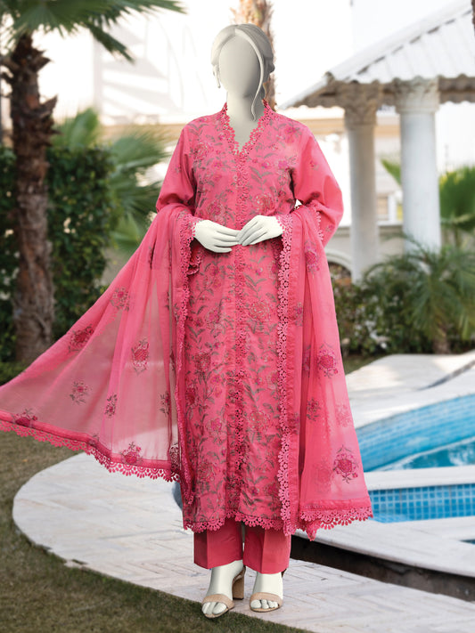 Embroidered Swiss Lawn