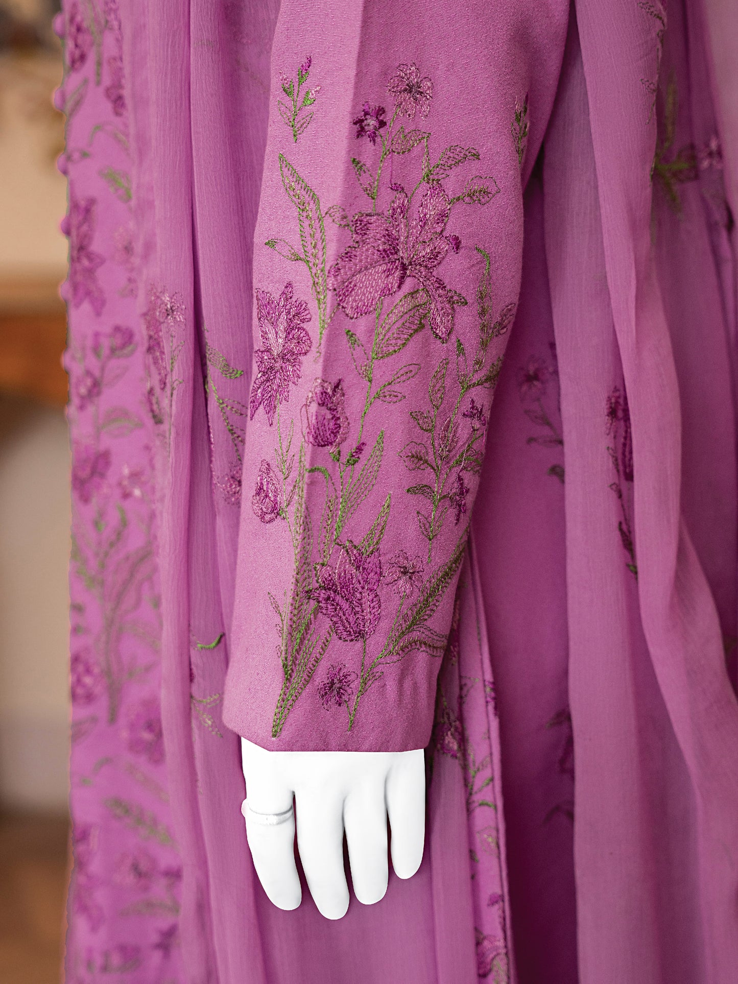 Embroidered Karandi