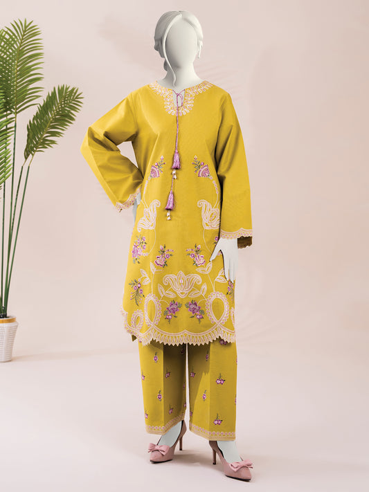 Embroidered Khaddar | Stitched