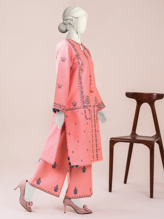 Embroidered Khaddar | Stitched