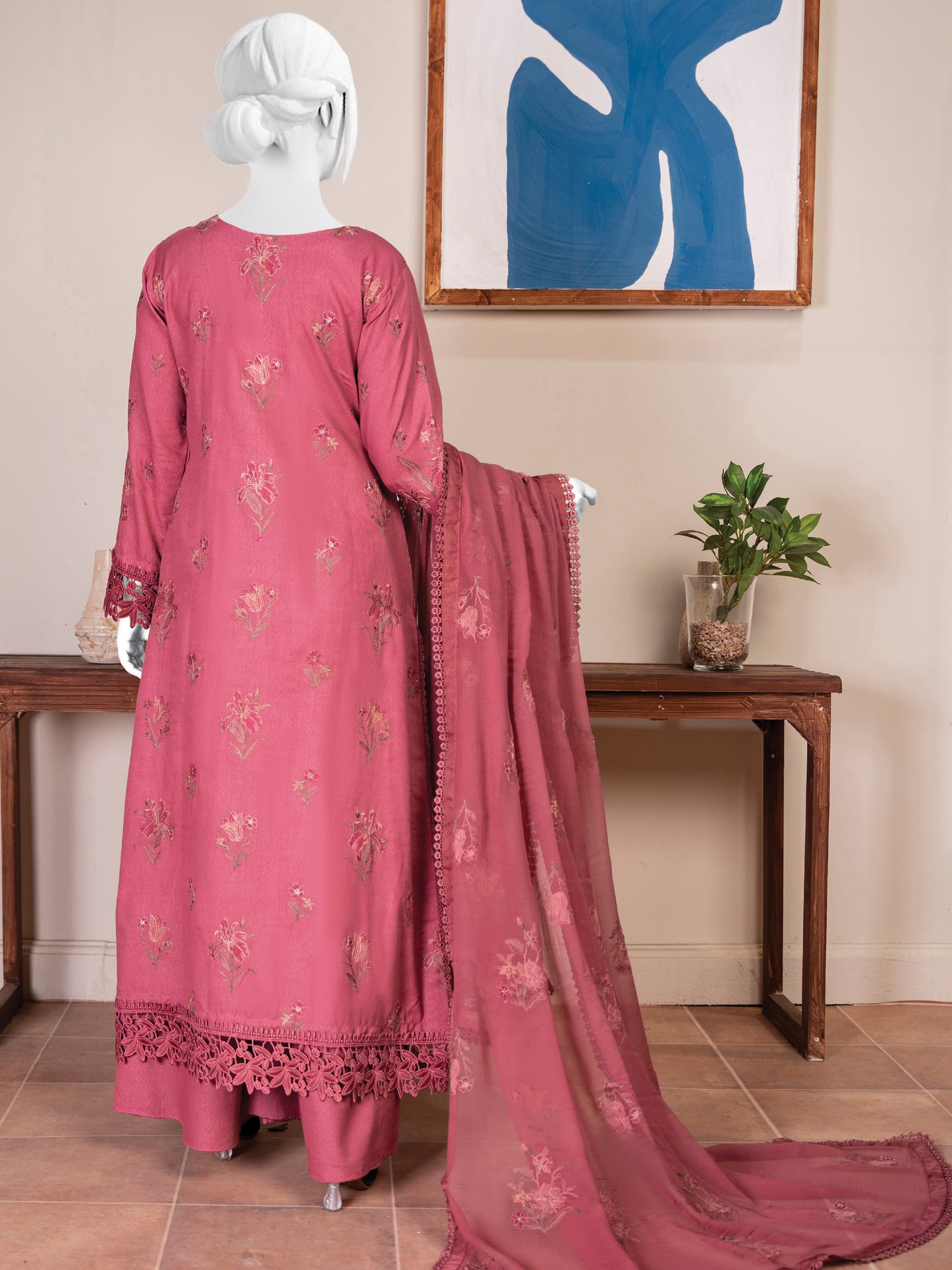 Embroidered Karandi