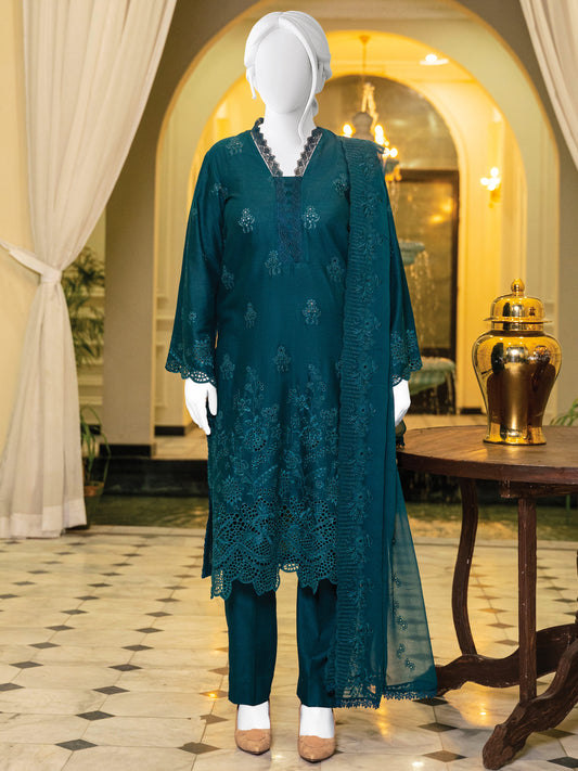 Schiffli Embroidered Khaddar