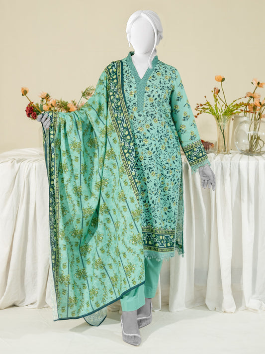 Printed Metallic Khaddar