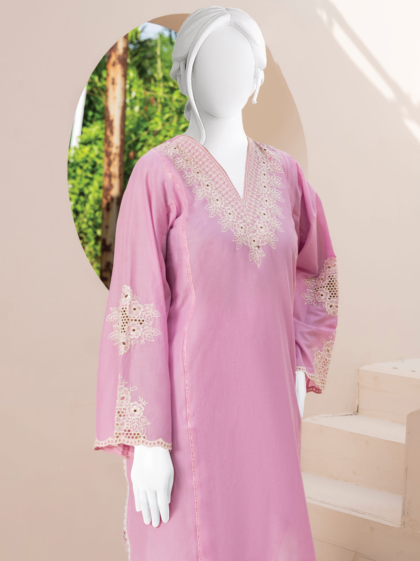 Embroidered Lawn 2PC Stitched