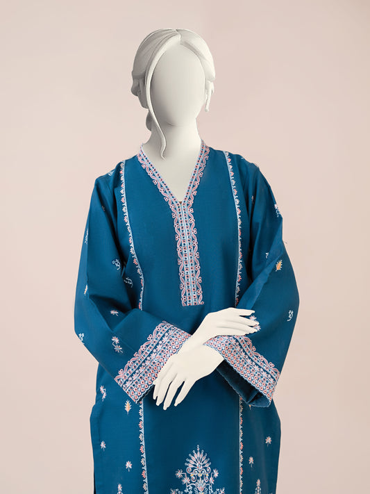 Embroidered Khaddar | Stitched