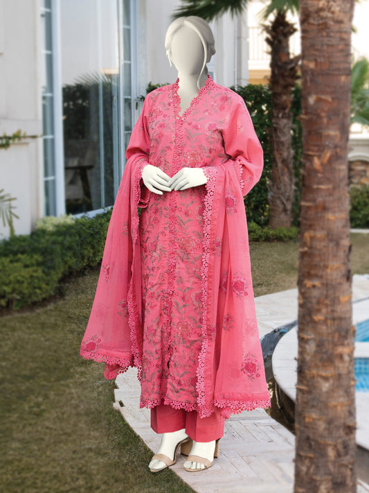 Embroidered Swiss Lawn