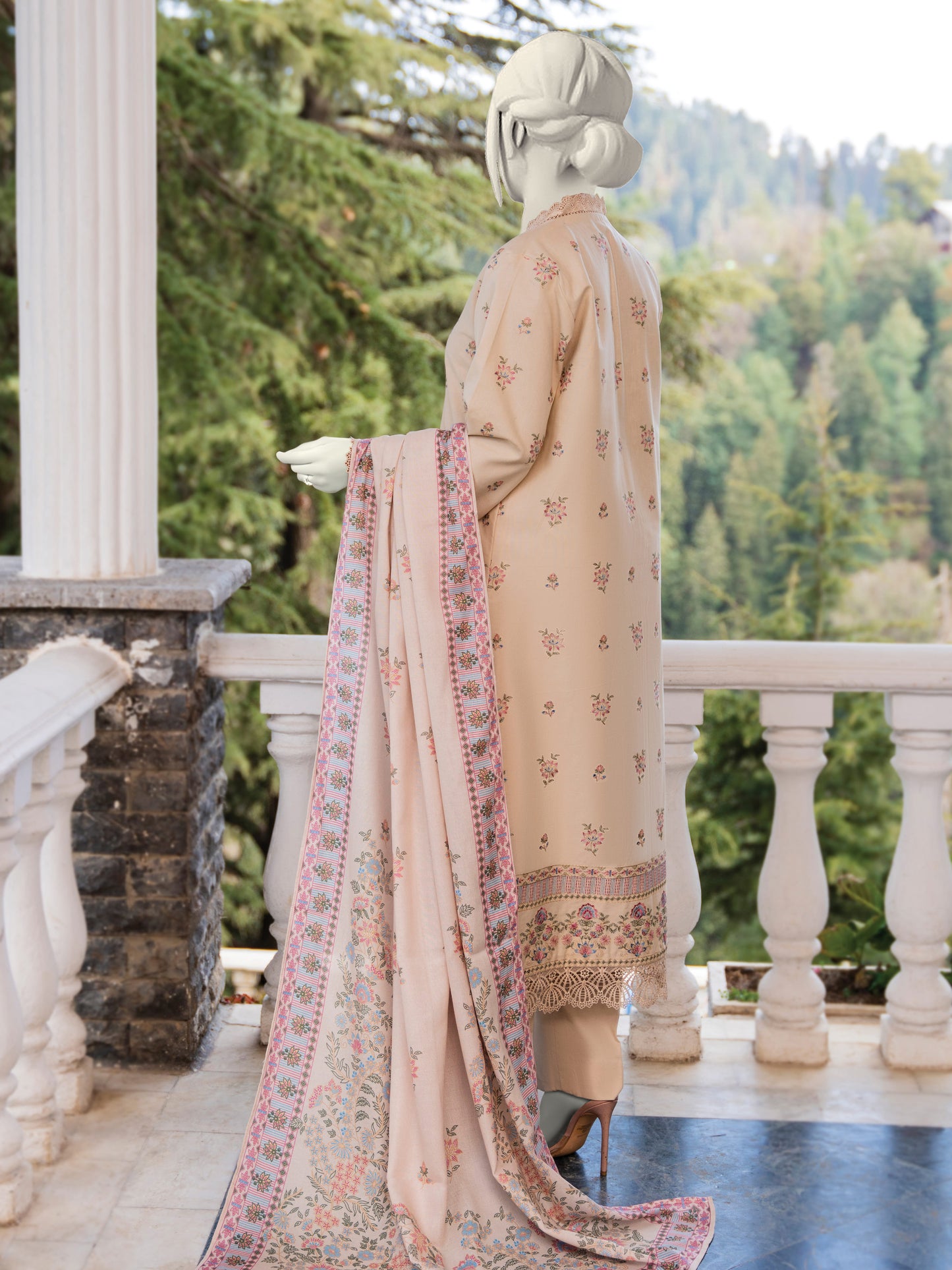 Embroidered Khaddar