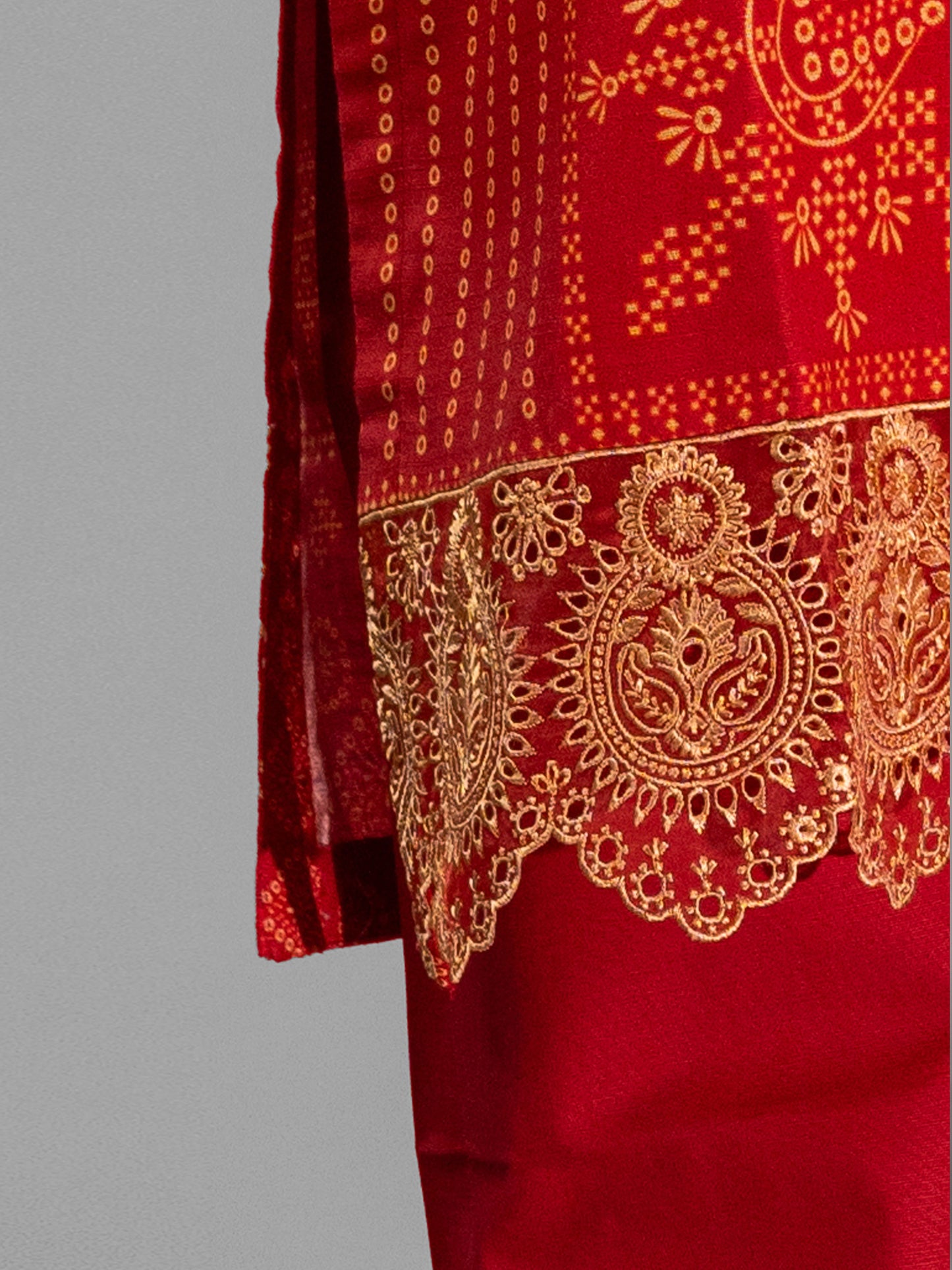 2-Piece Embroidered Khaddar Stitched