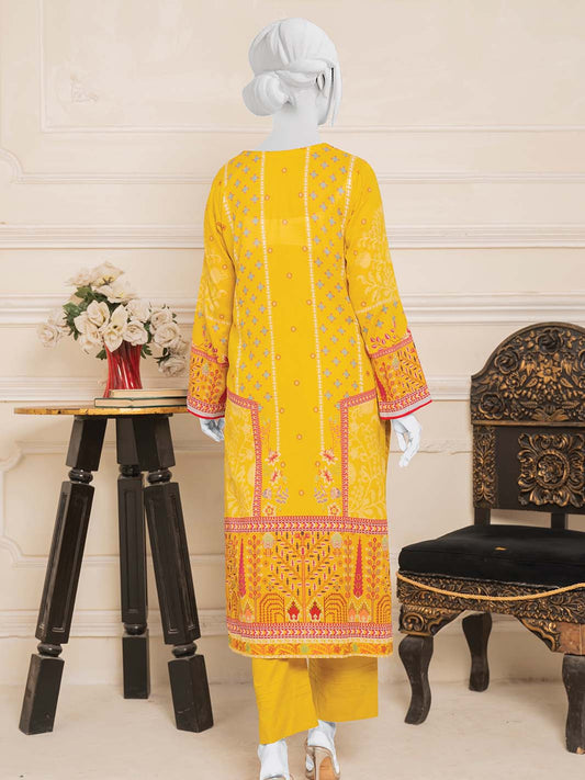 EMB/Printed Lawn 2PC Stitched