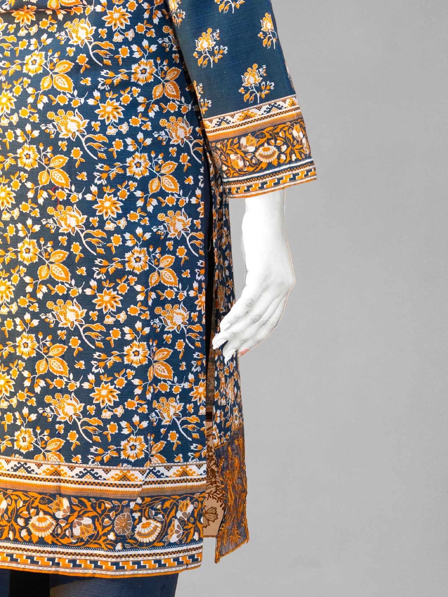 2-Piece Embroidered Khaddar Stitched