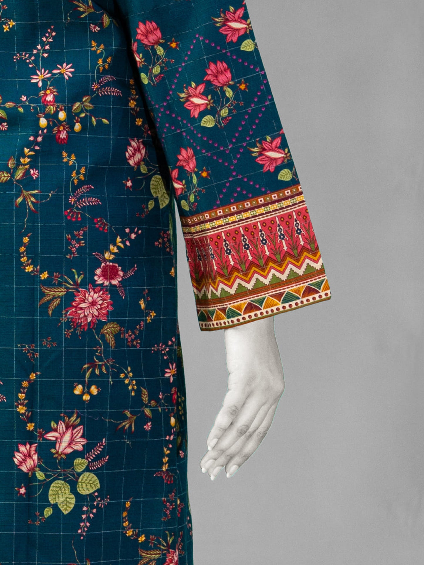 2-Piece Embroidered Khaddar Stitched