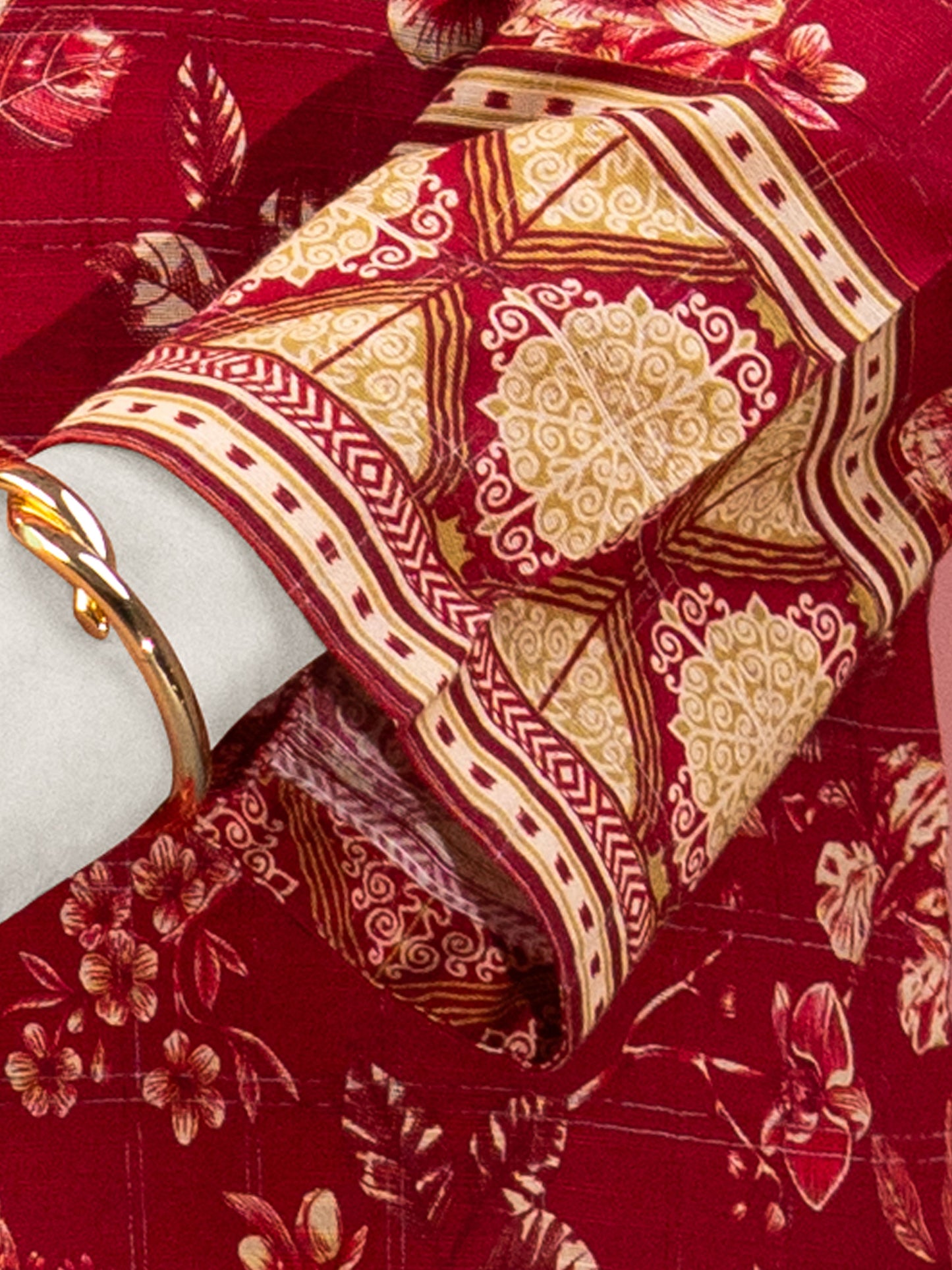 2-Piece Embroidered Khaddar Stitched