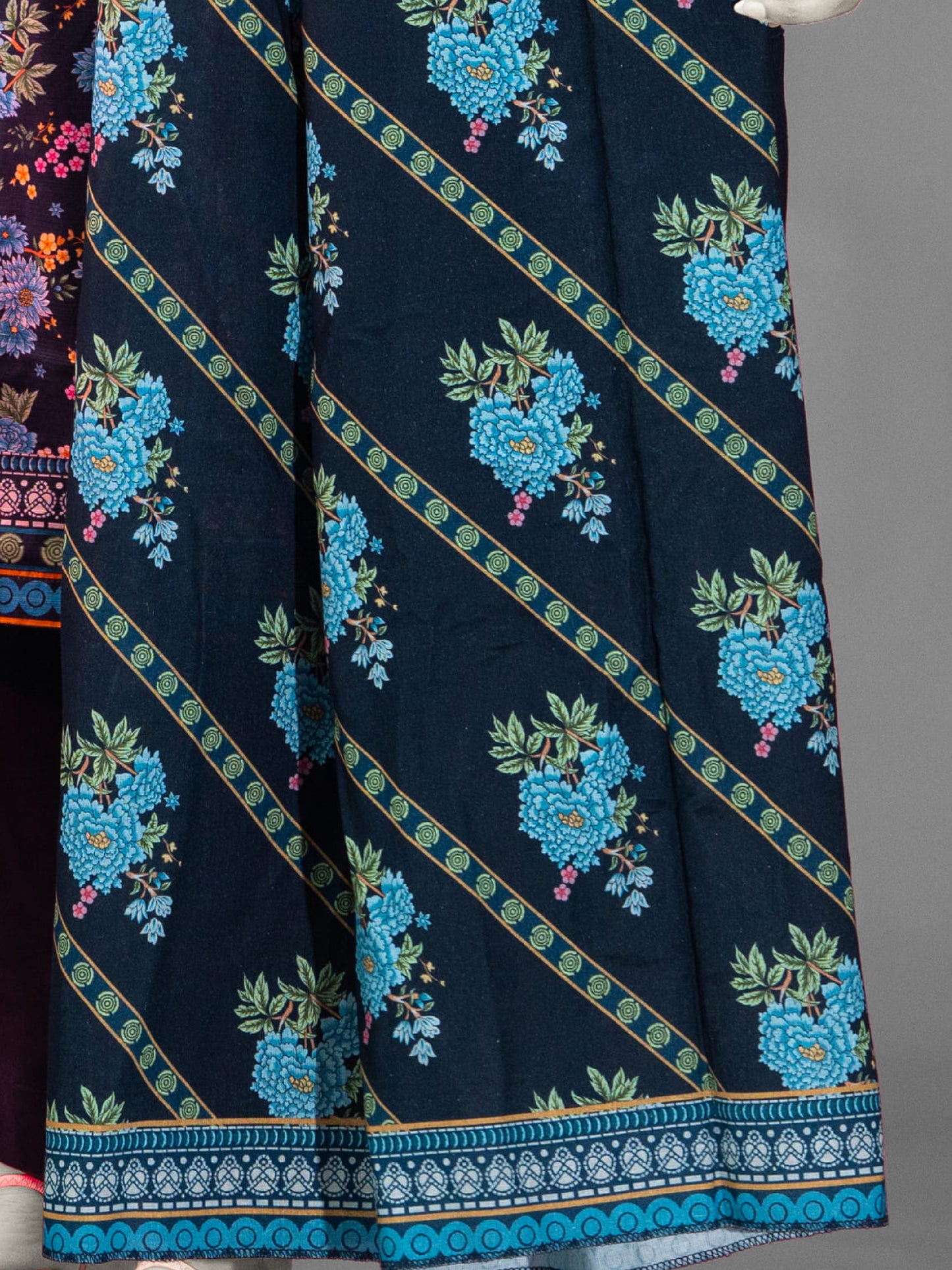 3-Piece Embroidered Khaddar Stitched