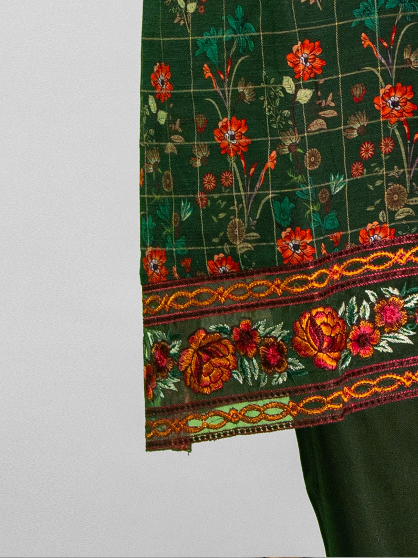 2-Piece Embroidered Khaddar Stitched