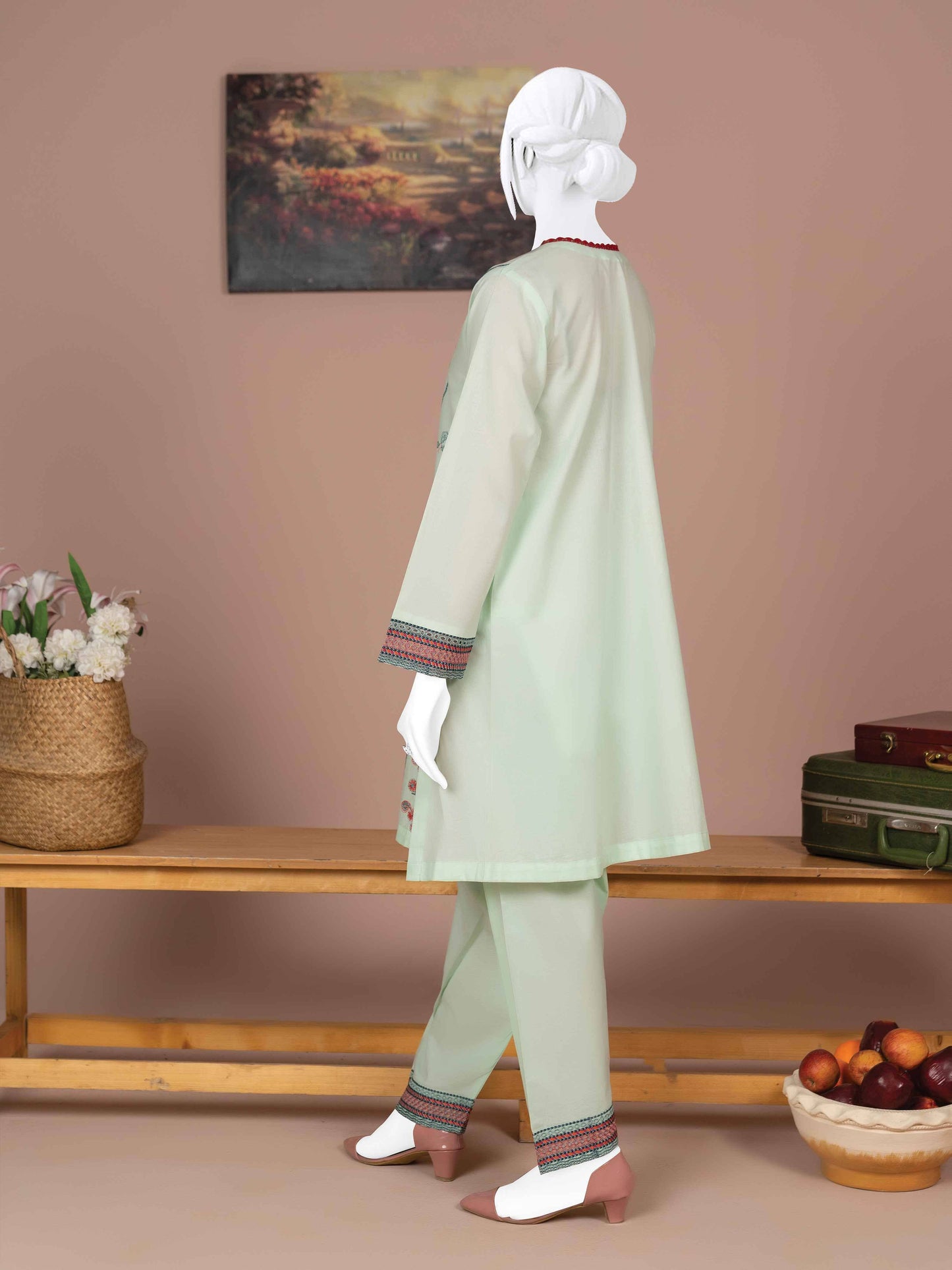 Embroidered Lawn 2PC Stitched