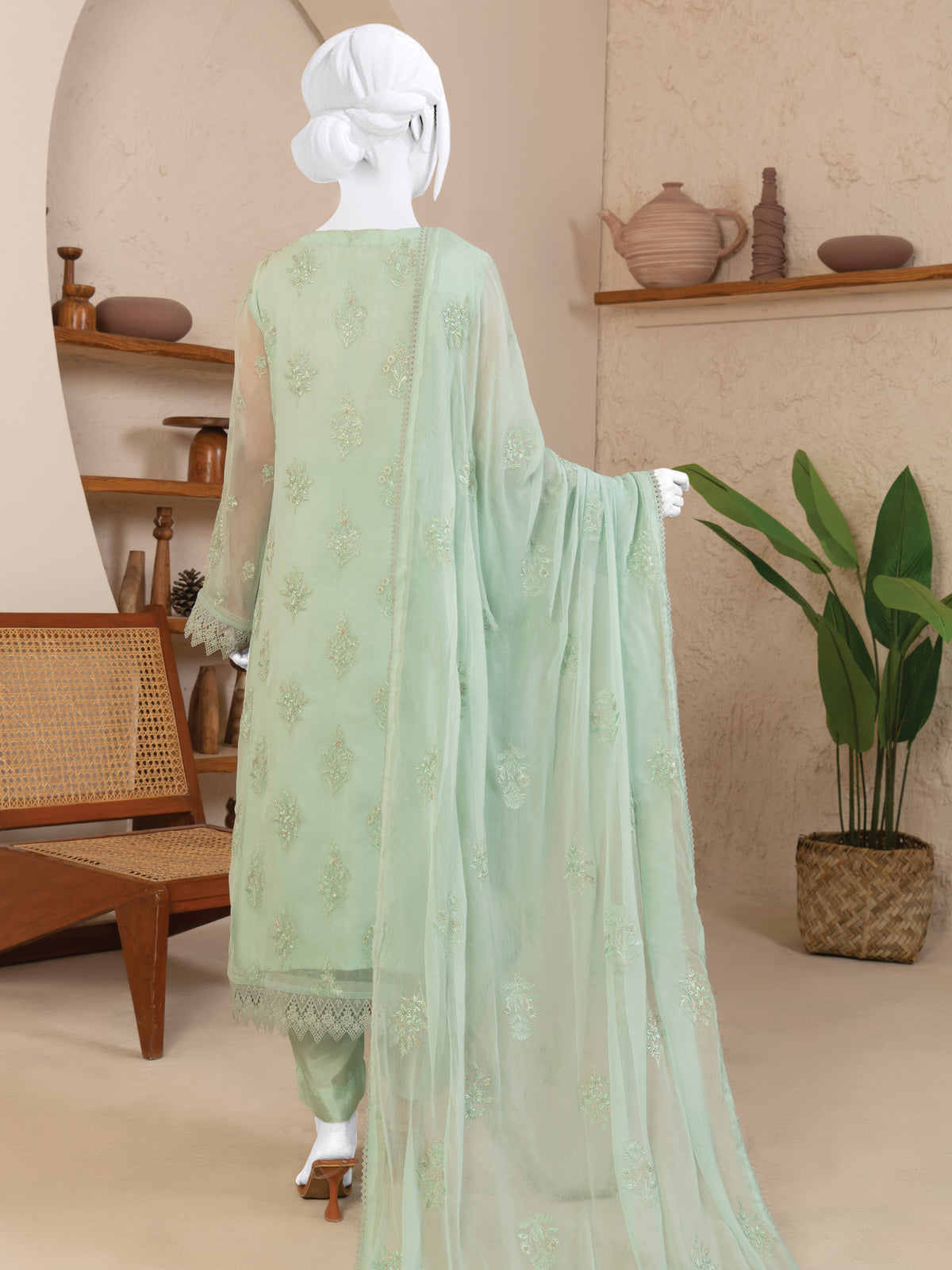 Embroidered Chiffon